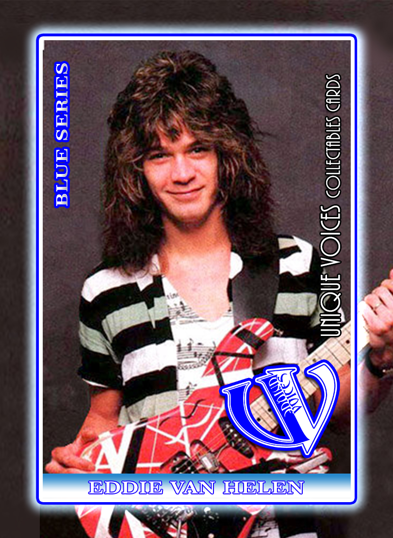 Eddie Van Halen Blue Card